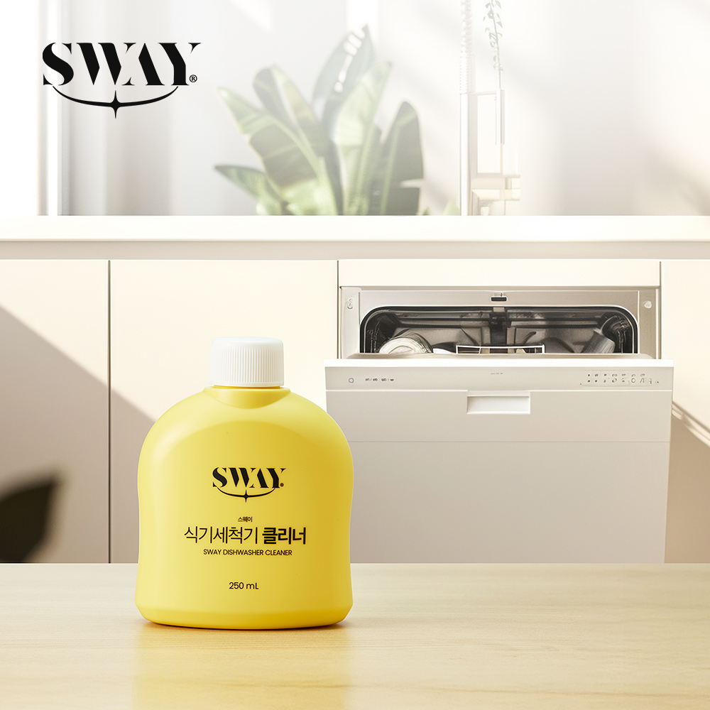 SWAY 식기세척기 클리너 제품 사진 촬영